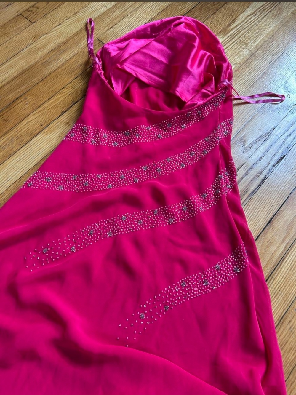 Pink Beaded Dress - Picture 5 of 6